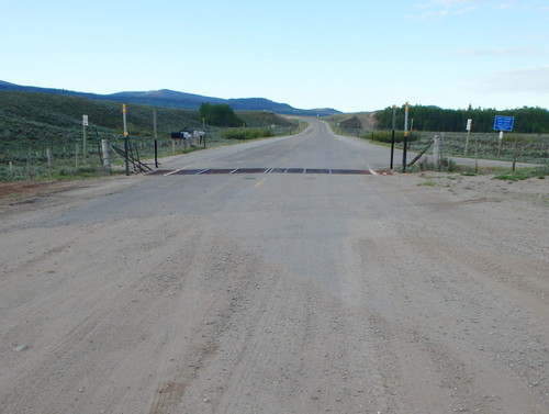 GDMBR: The road immediately changed from dirt to paved.